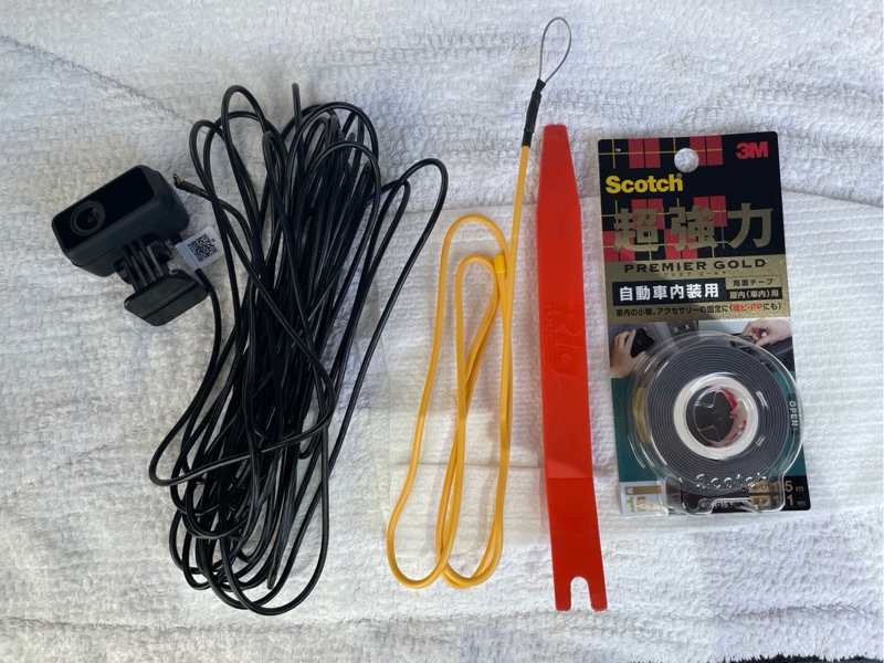 ドライブレコーダー用リアカメラ取り付け(STZ-CAM80)（ダイハツ タント