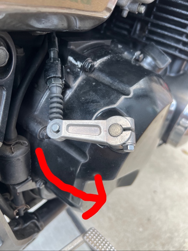 クラッチレリーズシャフト交換（カワサキ ゼファーχ）by ワルトン