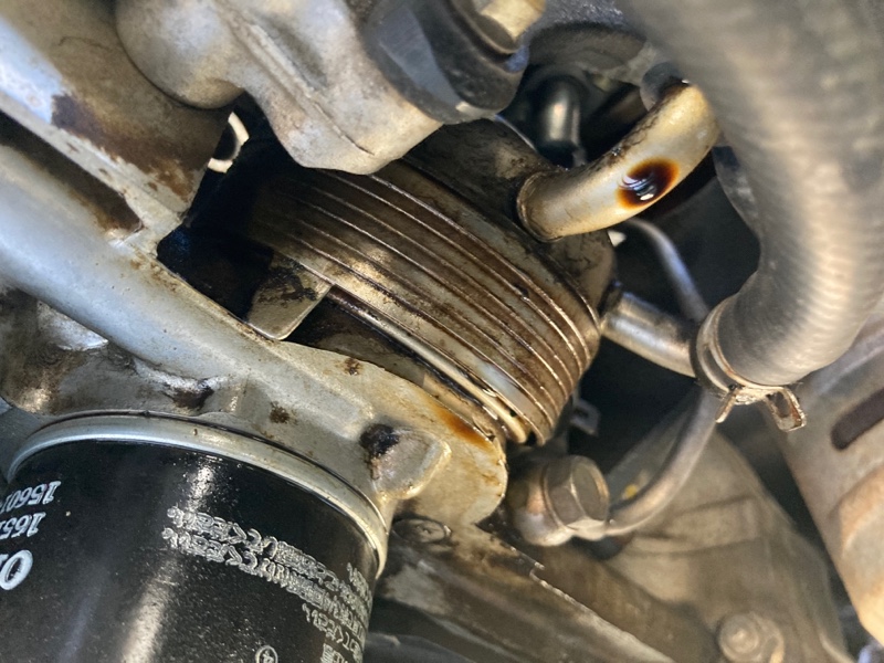 JB23 オイルクーラーガスケット交換（スズキ ジムニー・JB23W）by