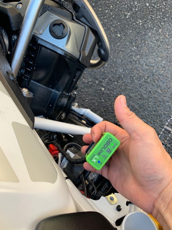 R1250GS ADV サービスマーク（点検）消去 『MOTO SCAN』『OBD Link LX