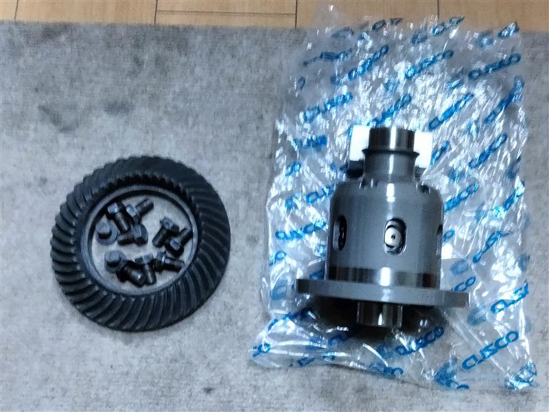 純正スーパートルセンから機械式LSDへ交換（準備編）（マツダ