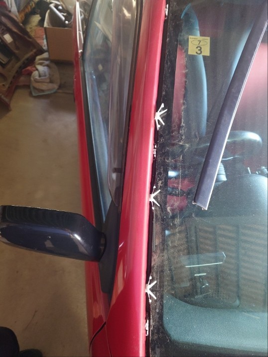 ルーフモール クリップ交換（スバル ヴィヴィオ・KK/KY/KW）by ukyo