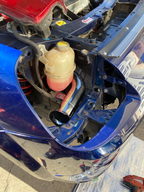 インレットダクト テクノプロスピリッツさん製の取り付けと導風