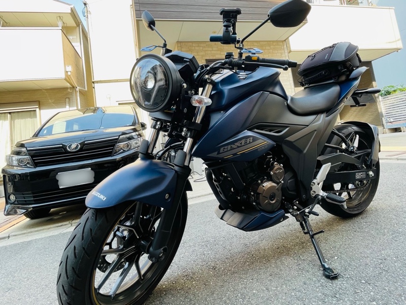 ジクサー250 (8BK-ED22Y) 丸目ライトに変更（スズキ ジクサー250）by