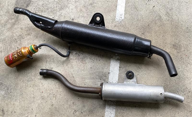 サイレンサー交換（ヤマハ DT50）by coper3232 - みんカラ