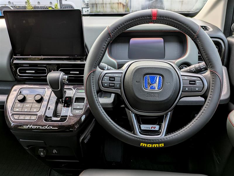 ステアリングスポークなんちゃって三本化完成（その3）（ホンダ