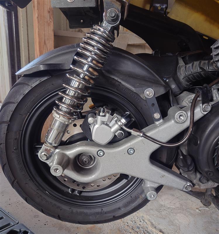 リアディスク化（ヤマハ シグナスX SR）by キャラマキ - みんカラ