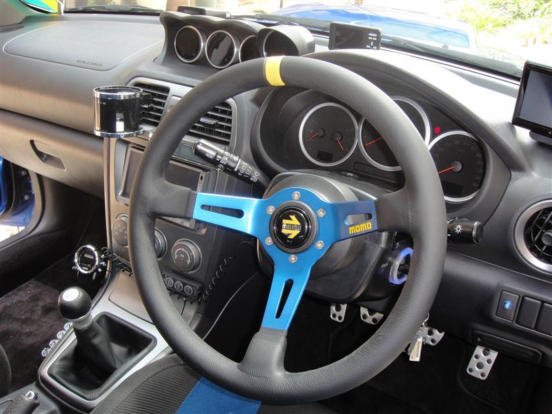momo MOD.08 レザー/ブルースポーク のパーツレビュー | BRZ(fukuch@n