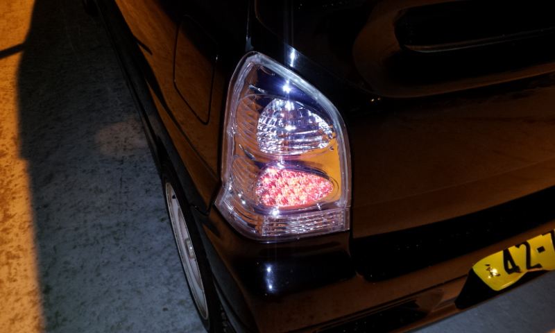 アルトワークス LEDテールランプ（クリア） のパーツレビュー | アルト
