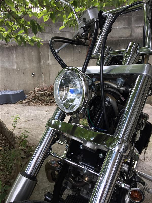 ガレージT&F ヘッドライト のパーツレビュー | ドラッグスター400