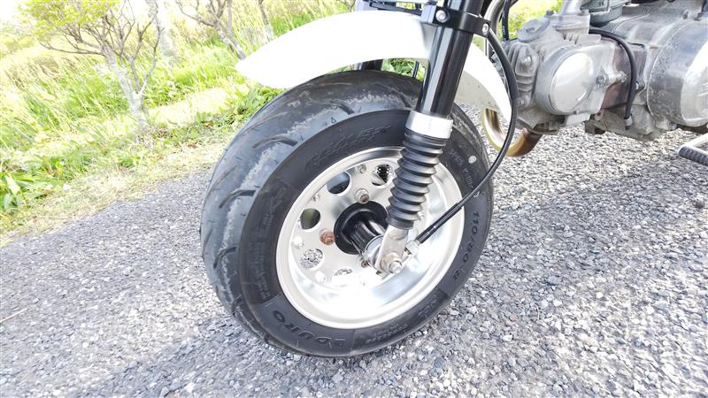 DURO 110/80-8インチ のパーツレビュー | モンキー(manato@MARCH