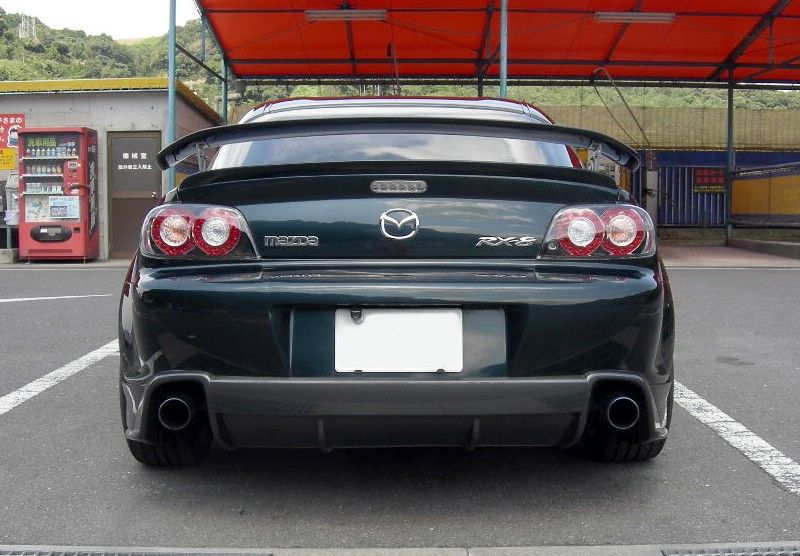 マツダ純正 後期型テールランプ（試験装着） のパーツレビュー | RX-8