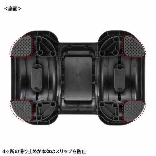 MR-FR7【フットレスト】可動式フットペダルとマッサージローラーを備え