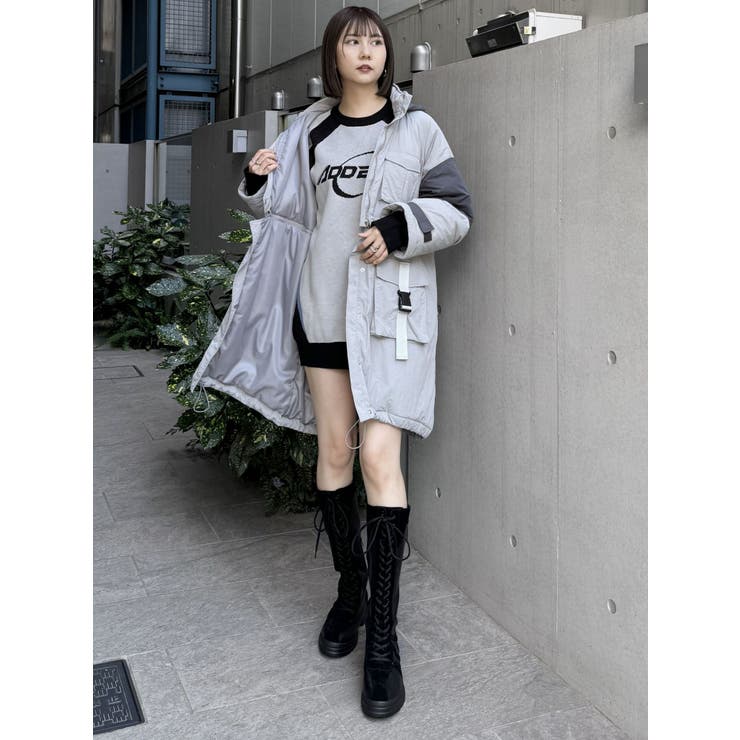 フェイクレザーボクシングスニーカーブーツ[品番：MKSW0061307]｜MURUA