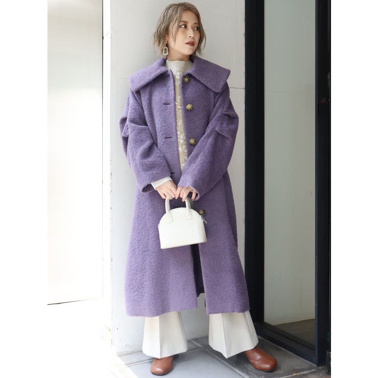 ビッグカラーマキシコート[品番：MKSW0040913]｜MURUA（ムルーア）の