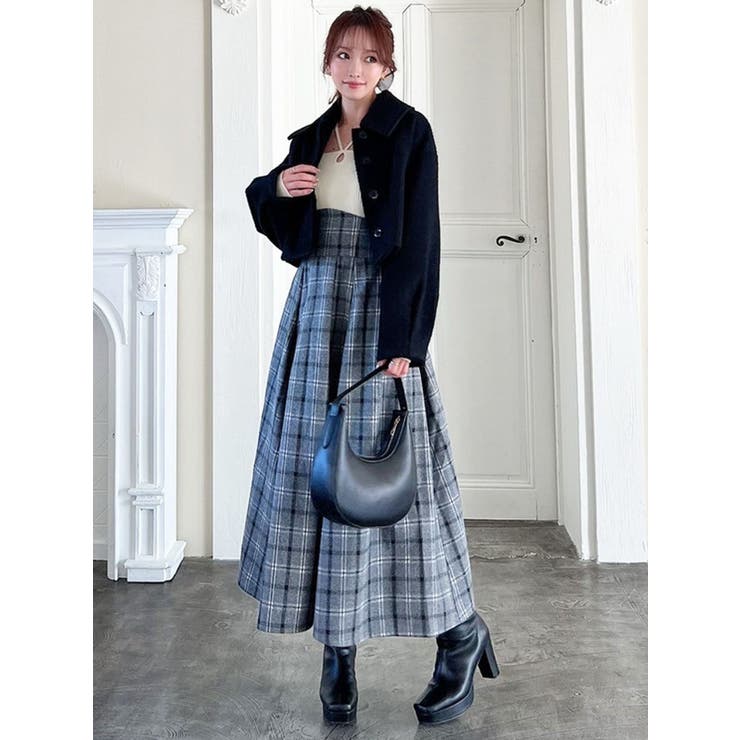 チェックコルセットスカート[品番：MKSW0054945]｜RESEXXY（リゼクシー