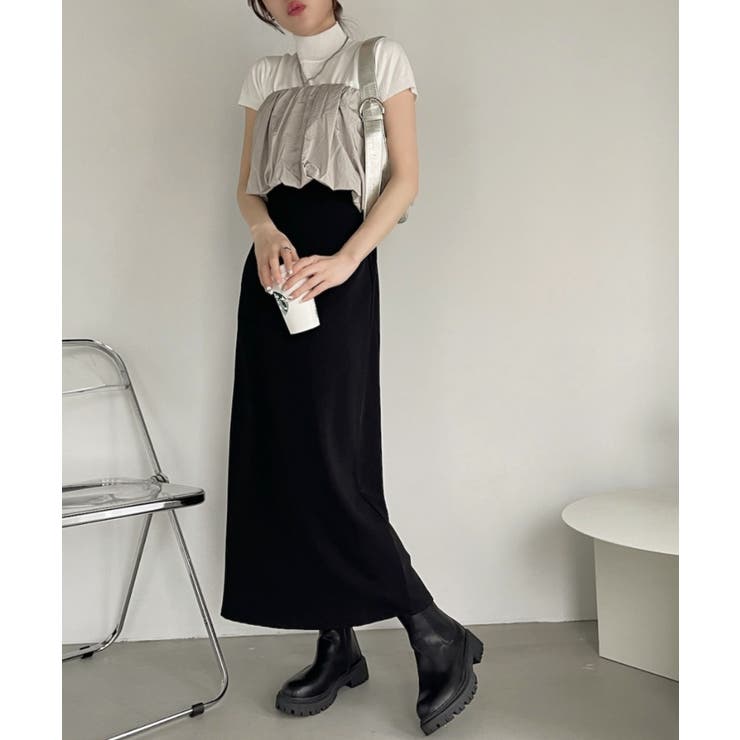 バルーン デザイン クロップド キャミ ビスチェ[品番：ORGW0008594