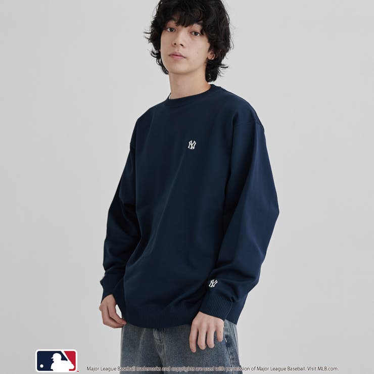 MLB別注 エンブレム付きクルーネックニット[品番：COEW0006653]｜coen