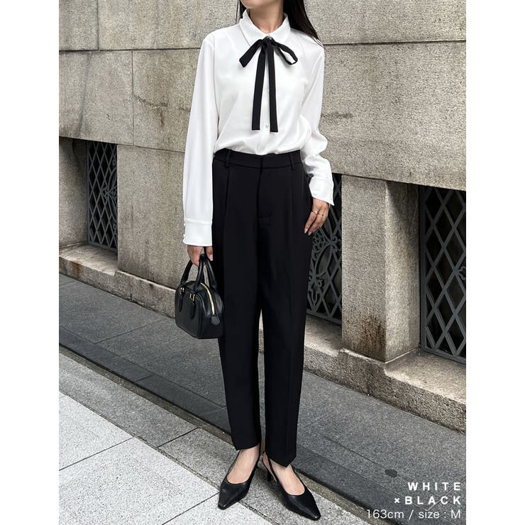 2WAYボウタイシャツブラウス[品番：GS000021970]｜Re:EDIT（リエディ