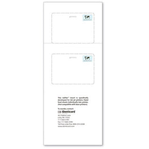 Jetpak™ ID Credential Paper, Single-Core, Data Collection Size Sheet,