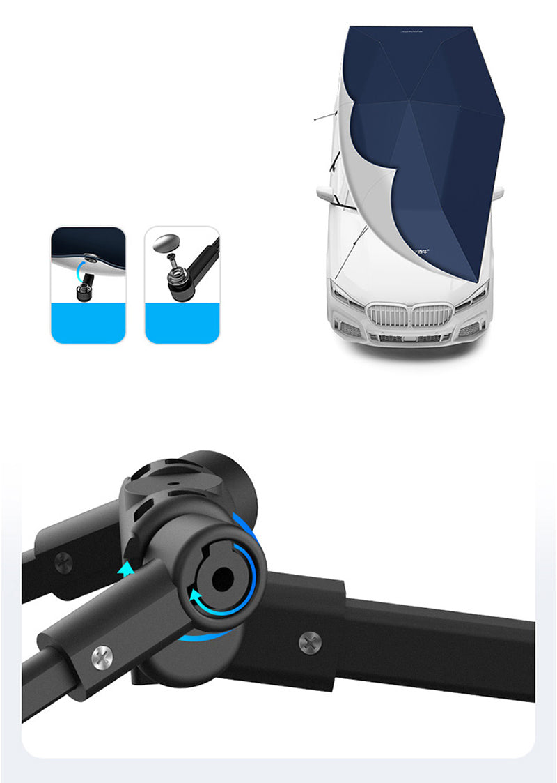 自動収納 サンシェード 傘式 折り畳 リモコン 電動 取付簡単 汎用 防風