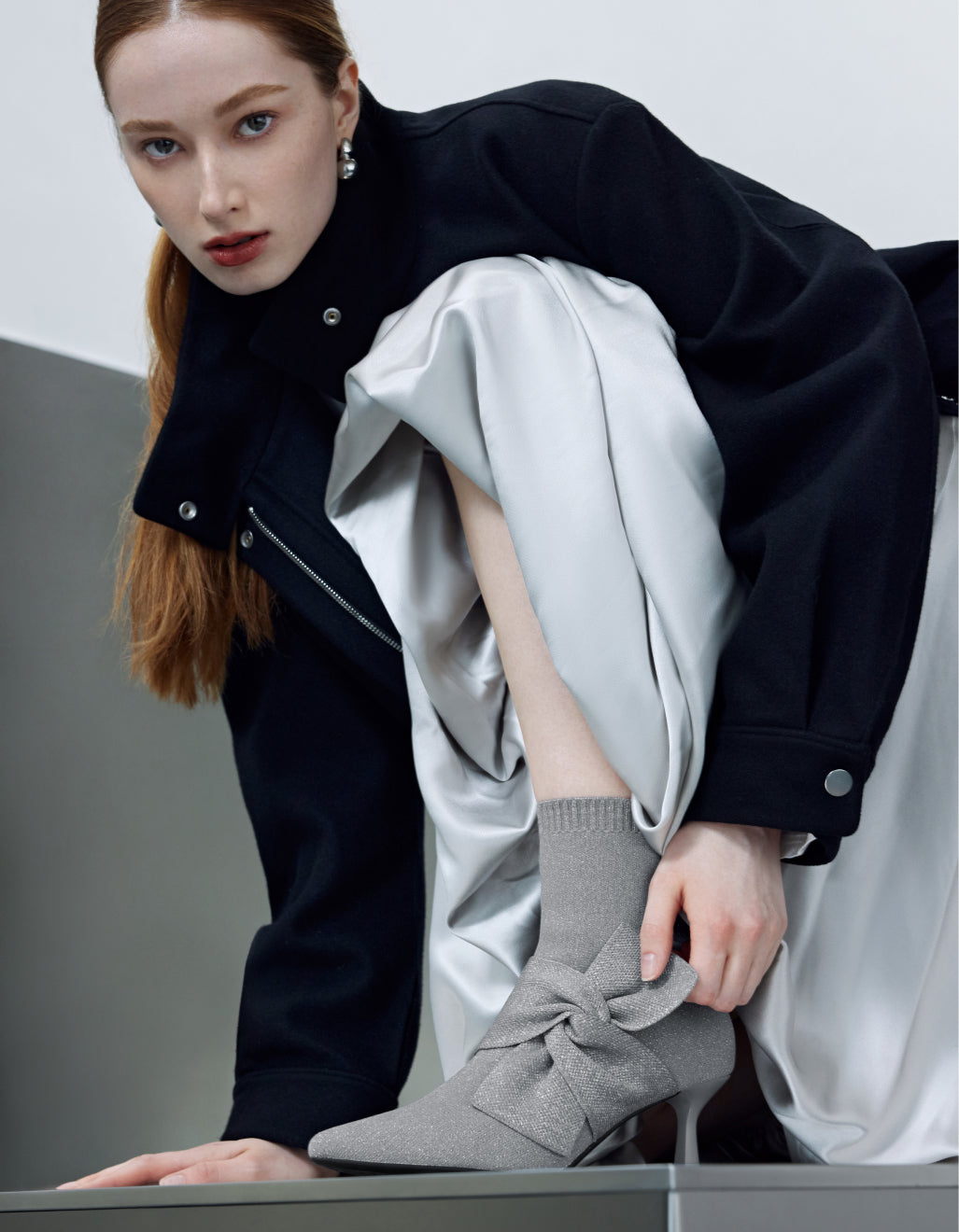 Athena] ポインテッドトゥ 撥水加工 アンクル ヒールブーツ – VIVAIA JAPAN