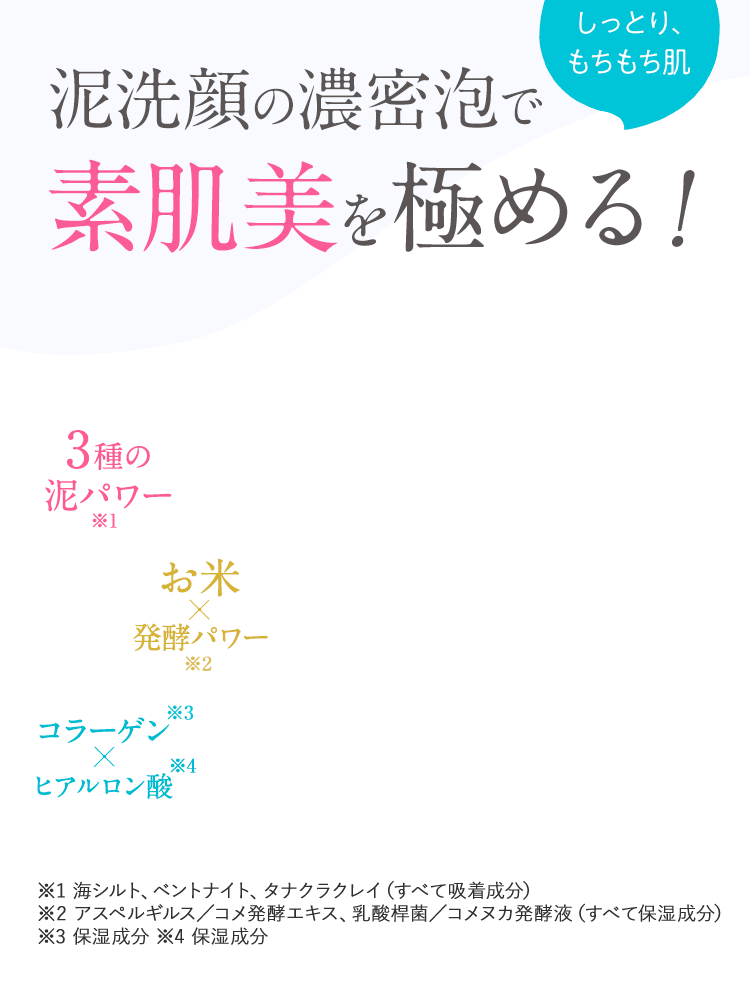 おまとめ6個セット】どろあわわ（洗顔料） 泡立てネット付 ｜チョコザップ