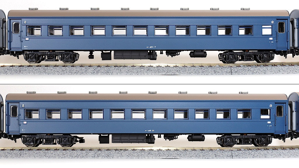 急行ニセコ用 旧型客車7両セット プラスティック製 16番ゲージ[1:80