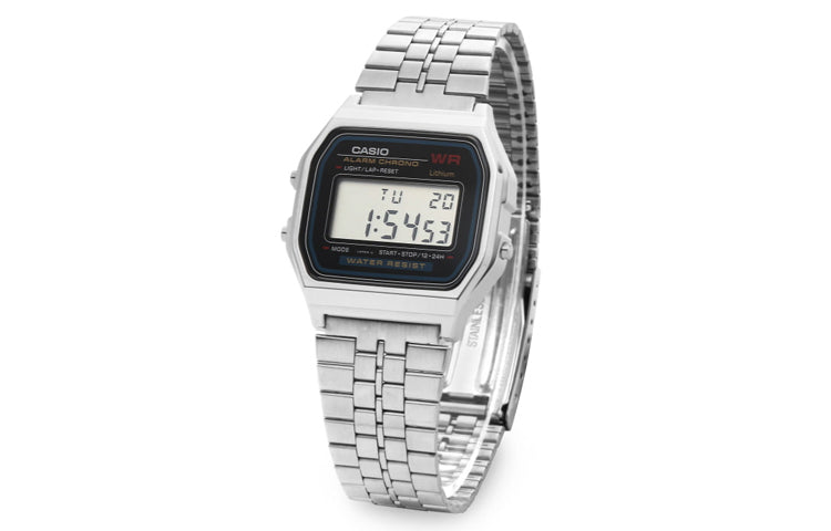 CASIO Classic Bracelet Unisex Waterproof Mens Silver Digital A159W