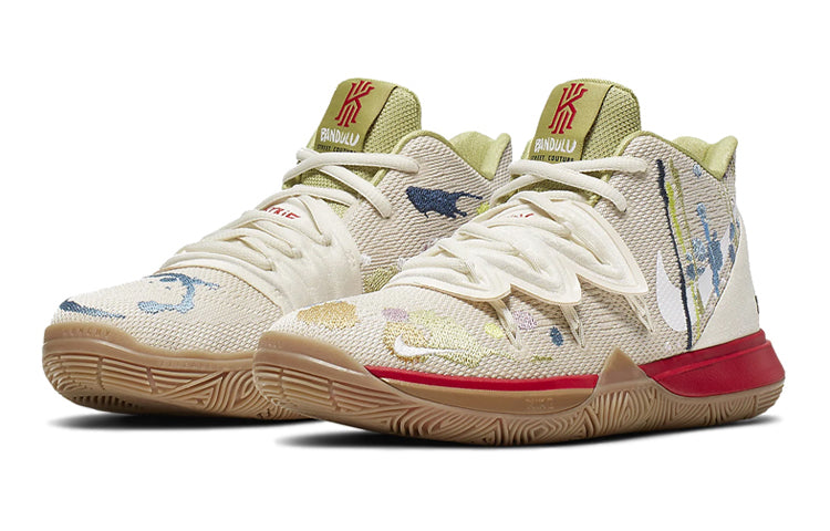 GS) Nike Bandulu x Kyrie 5 'Embroidered Splatters' CQ4326-100