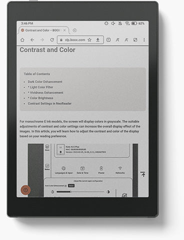 BOOX Tab Mini C | 7.8'' Color ePaper Reader and Sketchbook – The