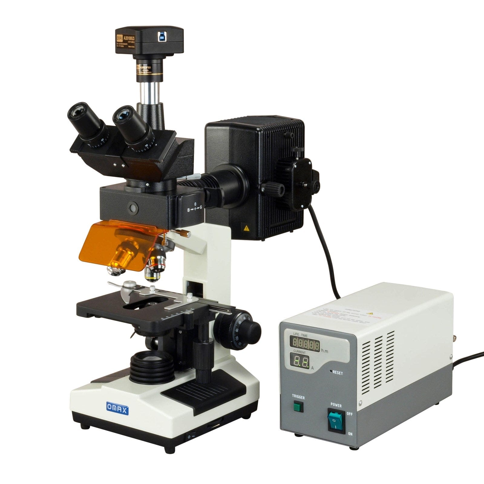 OMAX M837 Series EPI-Fluorescence Biological Lab Trinocular