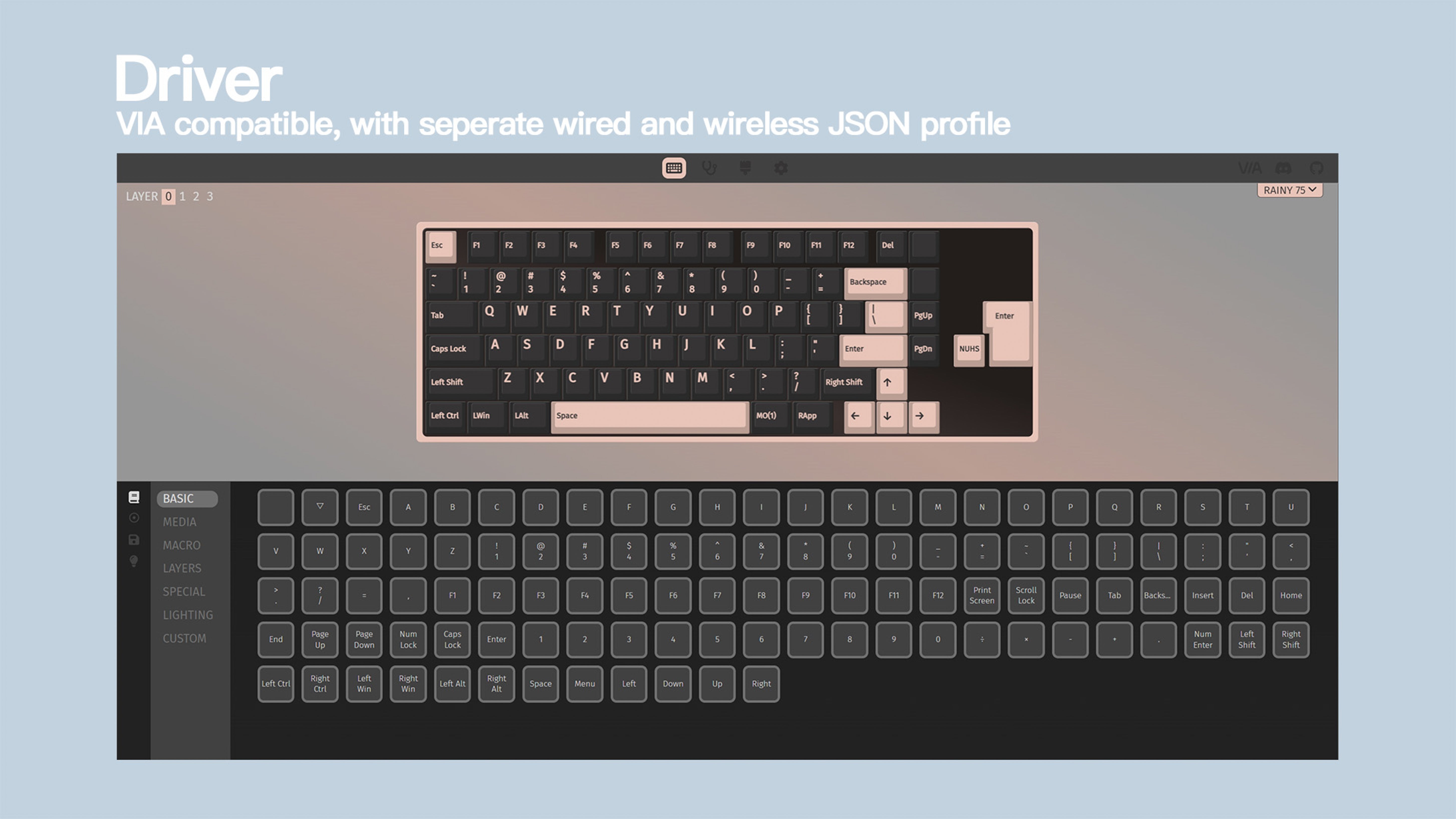 Rainy 75 - WOBKEY's First Audiophile Keyboard