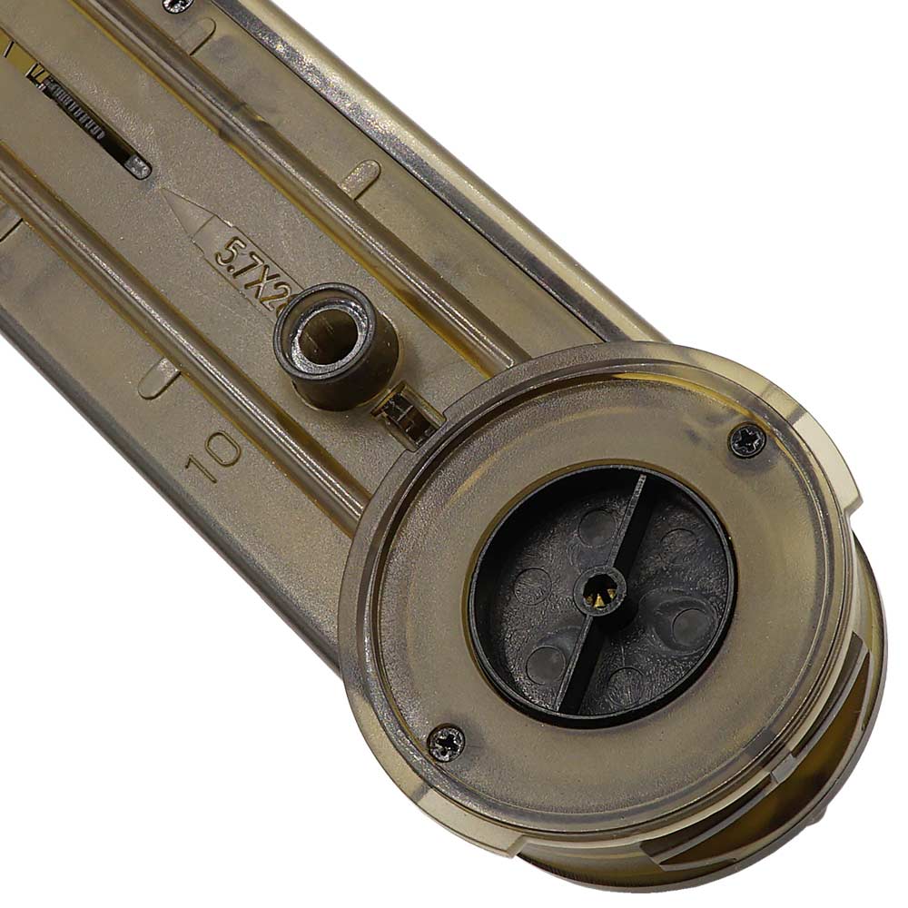 CYMA 製 】 電動ガン P90 対応 280連 多弾マガジン 樹脂製 ゼンマイ給