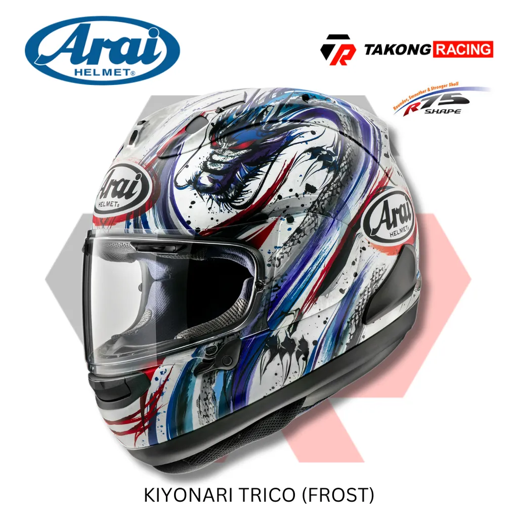 ARAI Helmets - RX-7X Kiyonari Trico (Frost) – Takong Racing