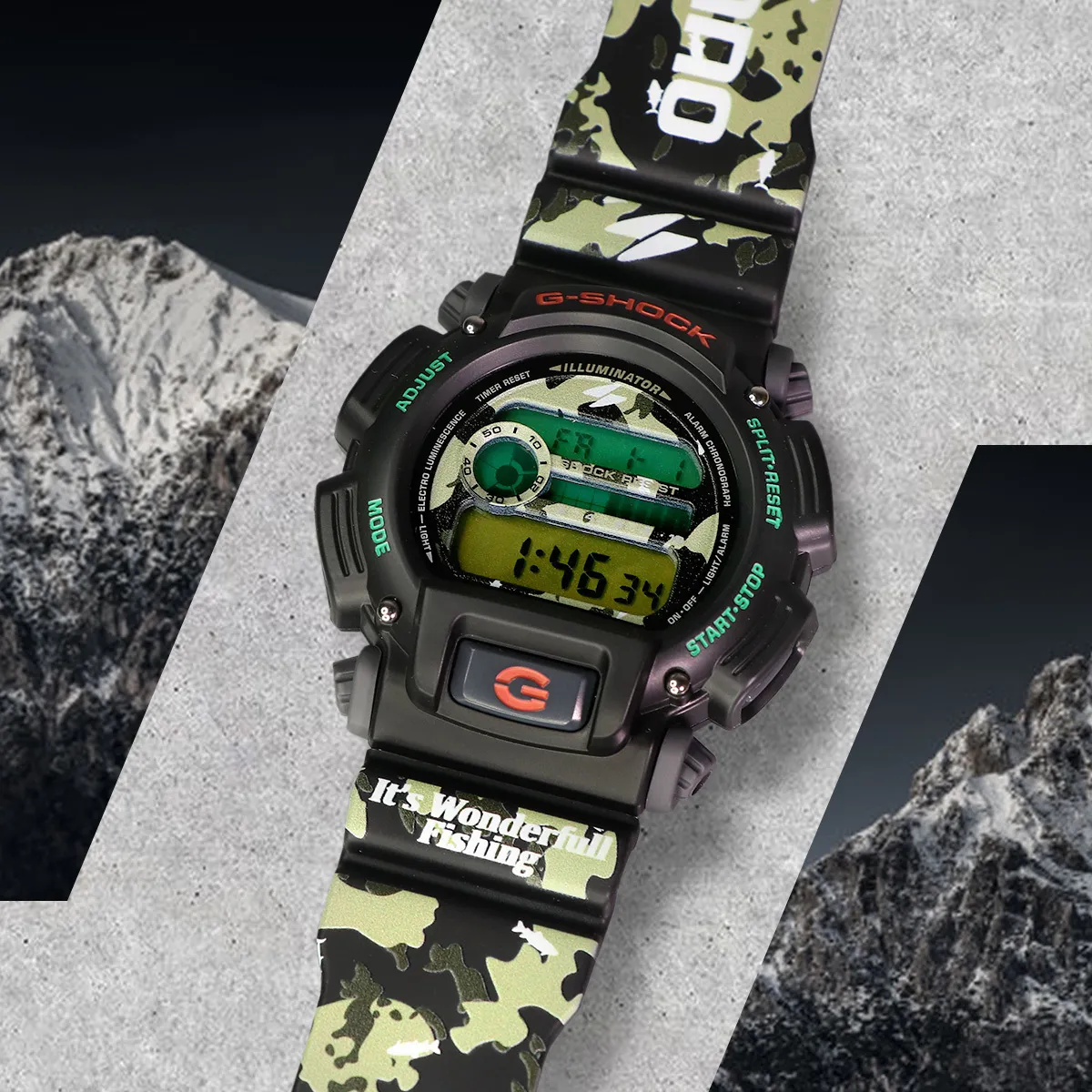 Shimano Camo Custom Design DW-9052 G-Shock Watch – Custom Gorillas