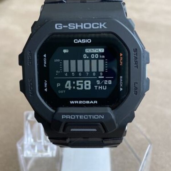 Casio G-Shock 3506 GBD-200 Square Case Black Digital Watch