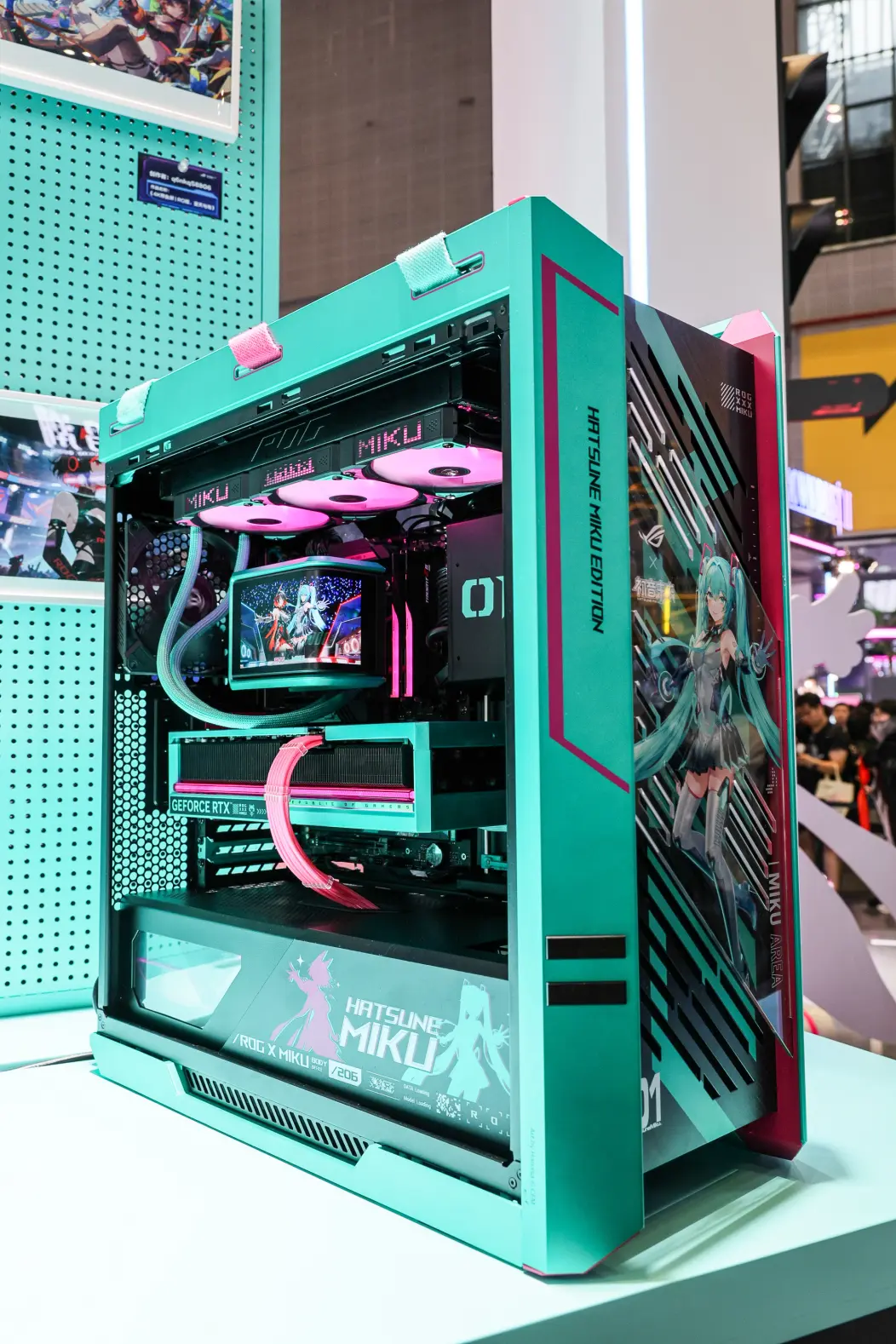 PCケース(自作PC用) Asus HATSUNE MIKU TX Gaming Case PCケース(自作
