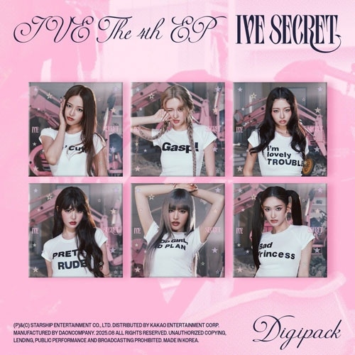 IVE SECRET: 4th EP (Digipack Ver.)(ランダムバージョン)＜数量限定