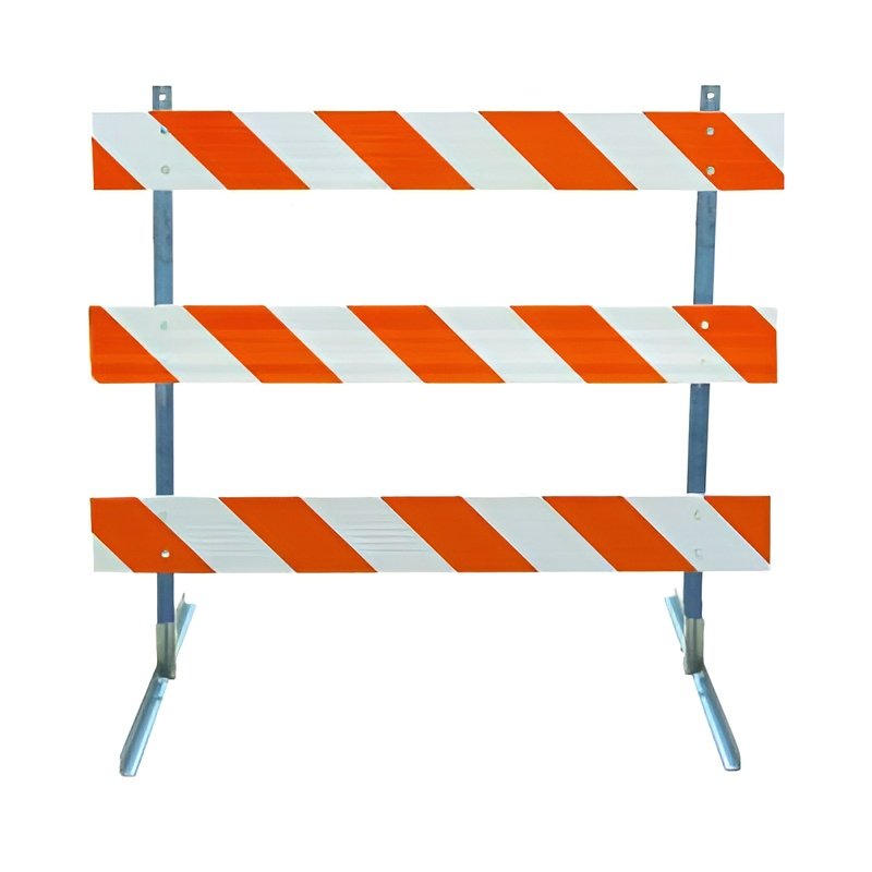 Telespar Type III Plastic Barricade Kit w/Two Sides Sheeting