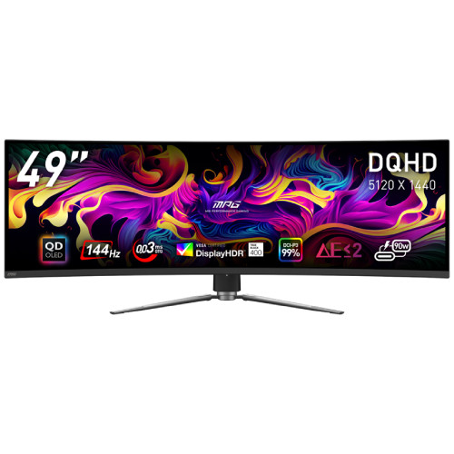 MSI エムエスアイ MPG 491CQP QD-OLED 49インチ DQHD 5120x1440