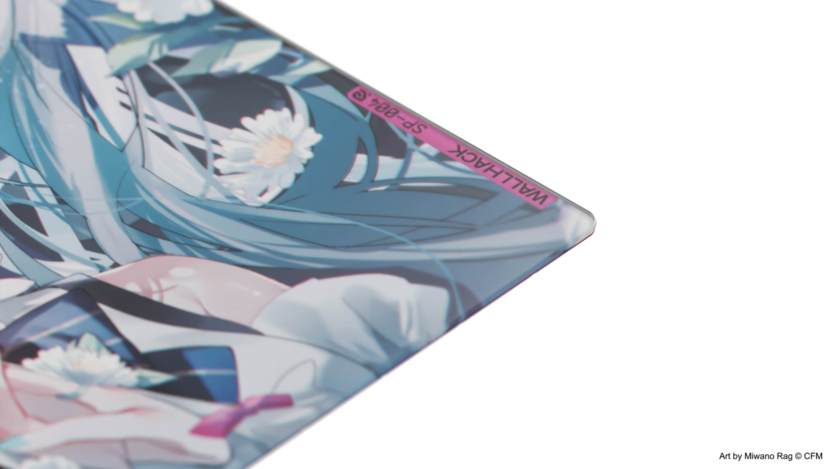 WALLHACK 初音ミクコラボレーション商品 WALLHACK製ガラスゲーミング