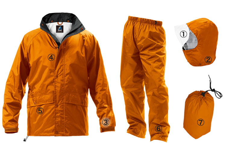 通年]フェニックス2 レインスーツ【上下セット】[男女兼用](MK-AS7400