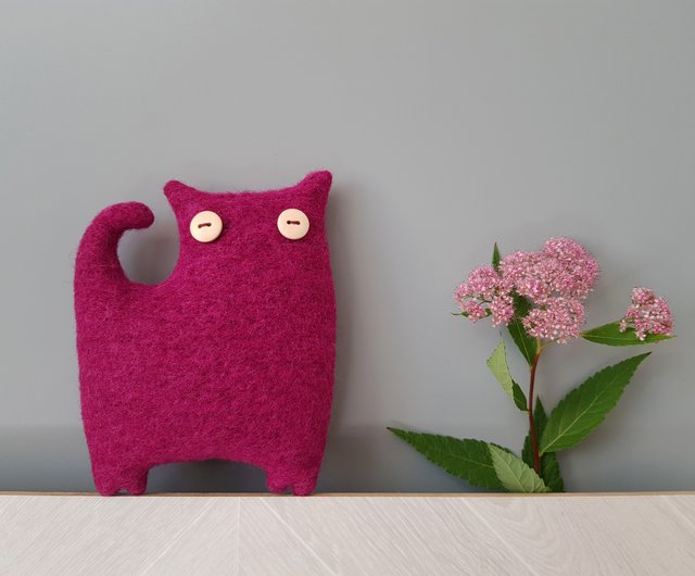 ロシア 【デジタル】猫のぬいぐるみの型紙 PDF 縫いぐるみ