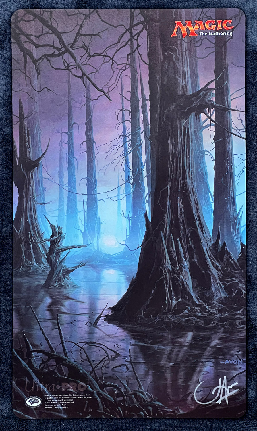 Unstable Swamp portrait playmat