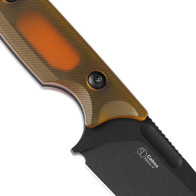 Kizer Cabox Folding Knife PEI Handle Nitro-V Plain Edge 1048A6