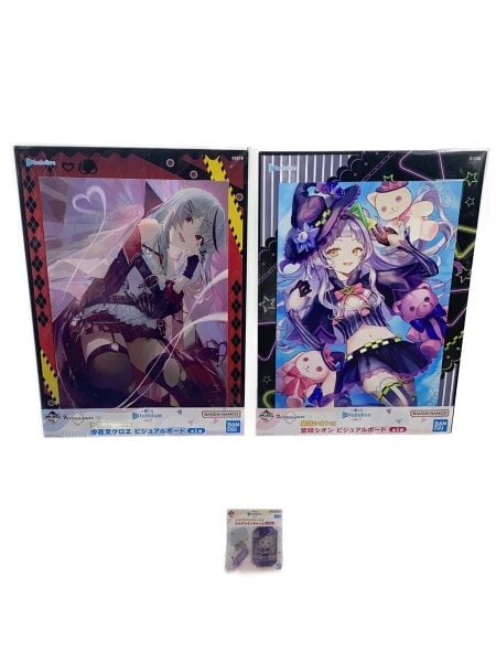 ホロライブ 紫咲シオン/沙花叉クロヱ 一番くじ ビジュアルボードボード