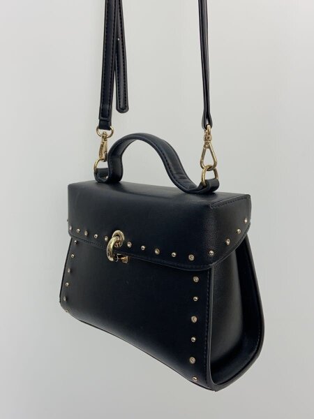 DIANA(ダイアナ) / スタッズ2wayショルダーバッグ/レザー/BLK