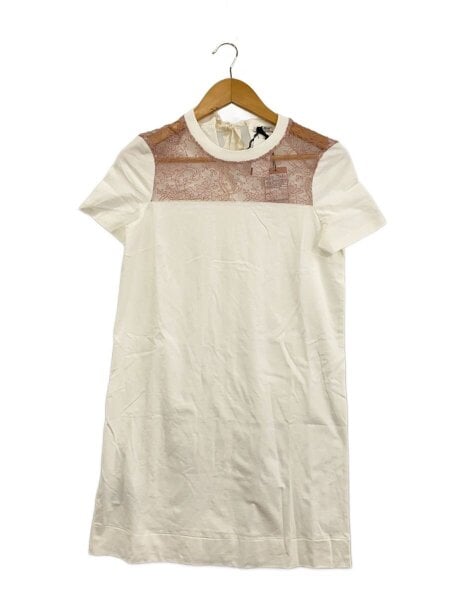 MIU MIU(ミュウミュウ) / 半袖ワンピース/S/コットン/WHT/無地 | 古着