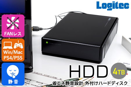 BUFFALO 外付けハードディスク 4TB 外付け HDD 録画用外付けHDD 録画用
